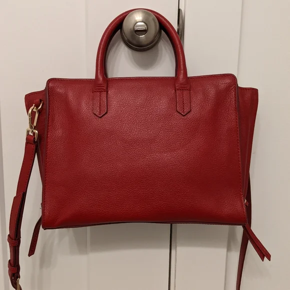 Tory Burch red Brody tote crossbody - Picture 3 of 15
